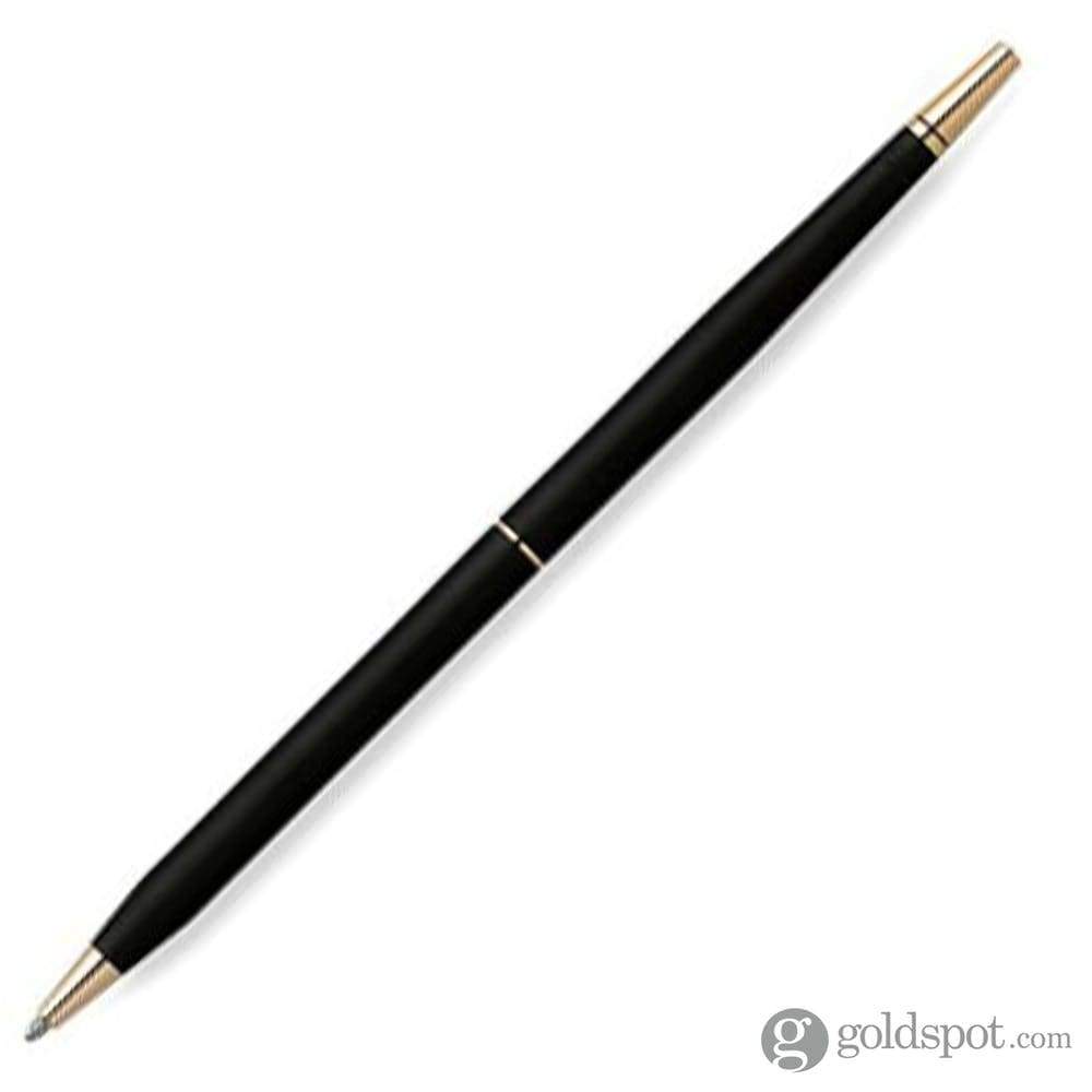 Cross Desk Set Ballpoint Pen Replacement Black With Gold Trim