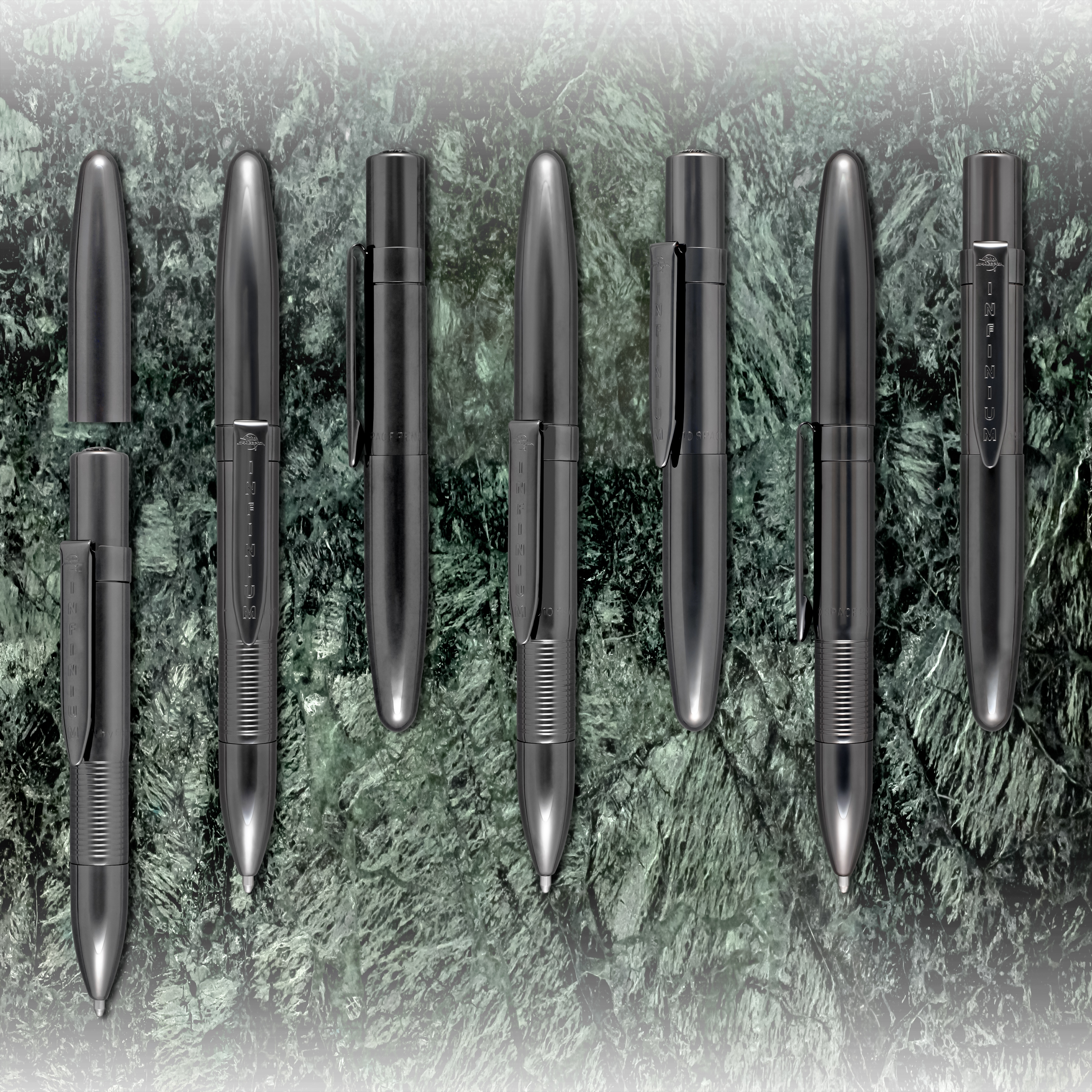 Fisher Space Pen INFINIUM Black Titanium Nitride Finish, Black Ink (INFB-4)