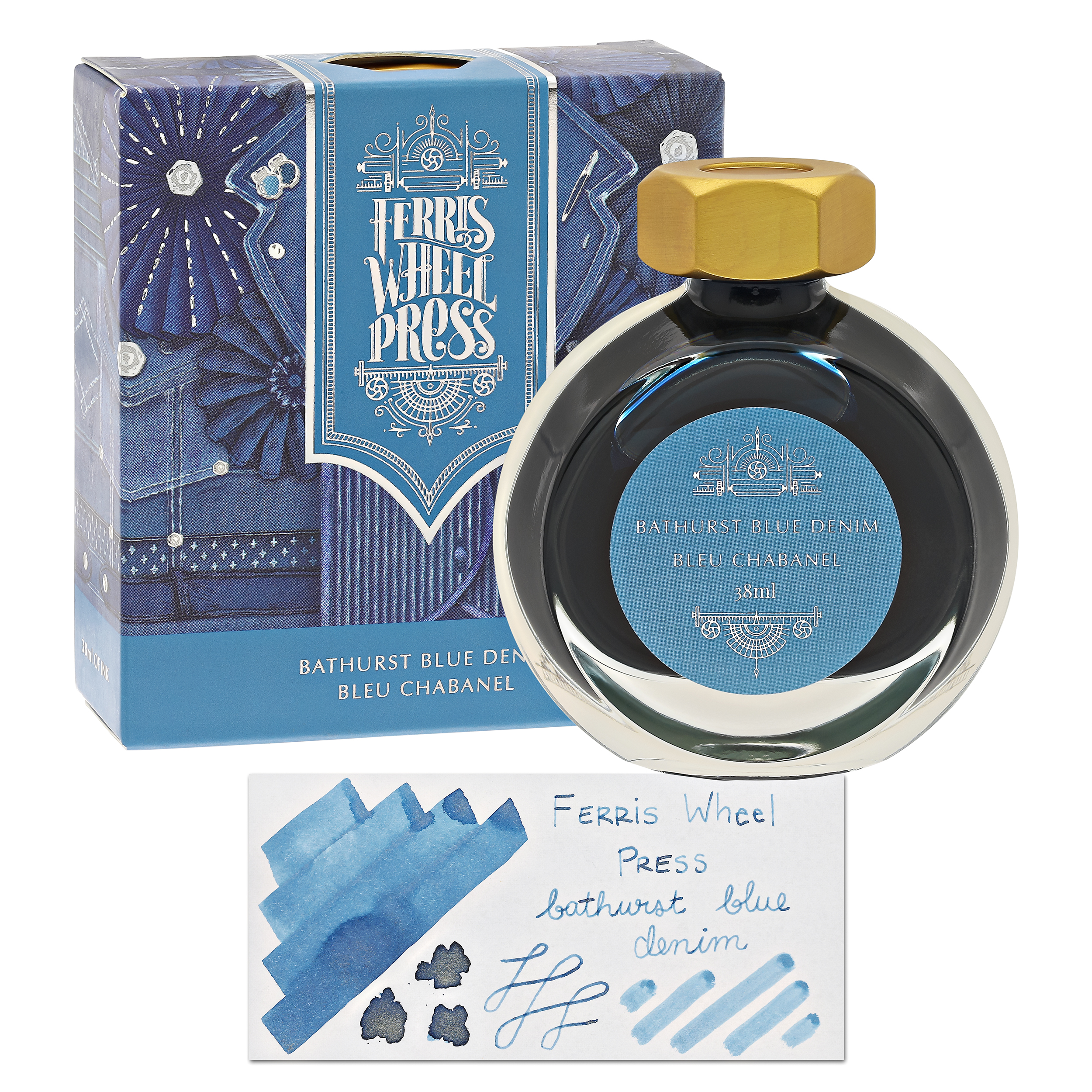 12 Days of Inkmas: Ferris Wheel Press Ink Timeless Blue Special Edition  2020 (We forgot Day 8!) - The Well-Appointed Desk